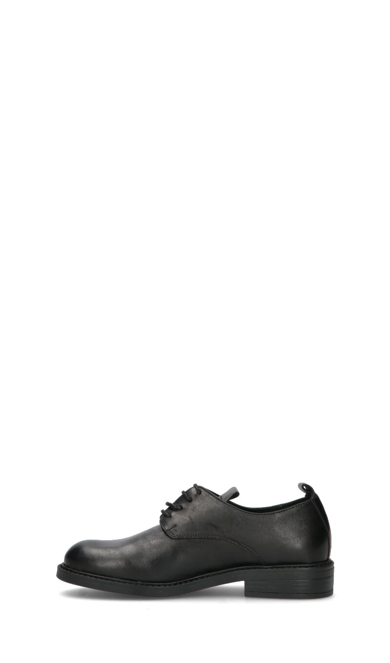MEZZETINTE Stringata donna nera in pelle - Image 4