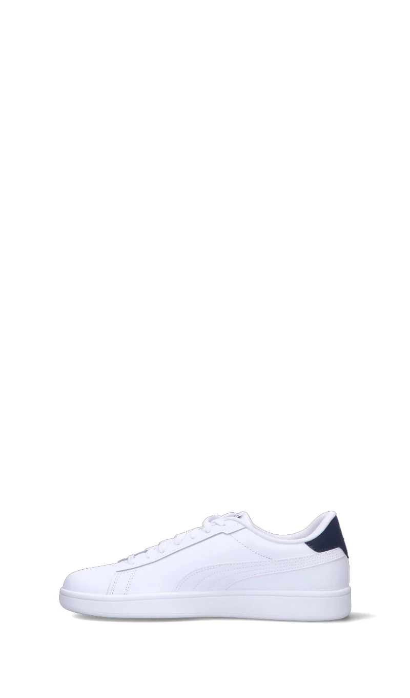 PUMA SMASH 3.0 Sneaker uomo bianca e nera in pelle - Image 4