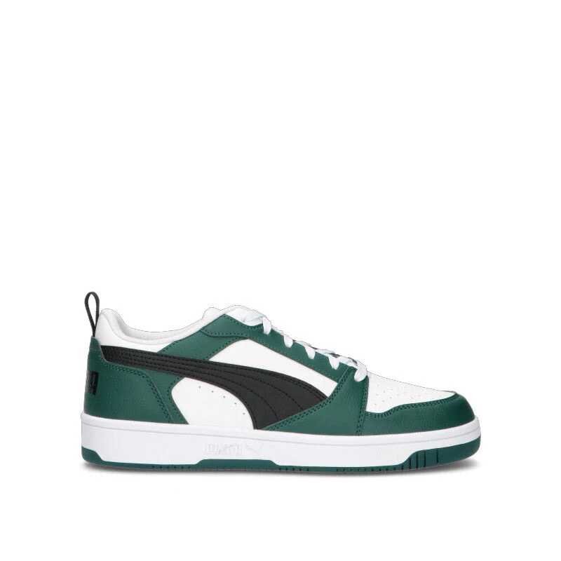PUMA - REBOUND V6 LOW Sneaker uomo bianca/verde/nera