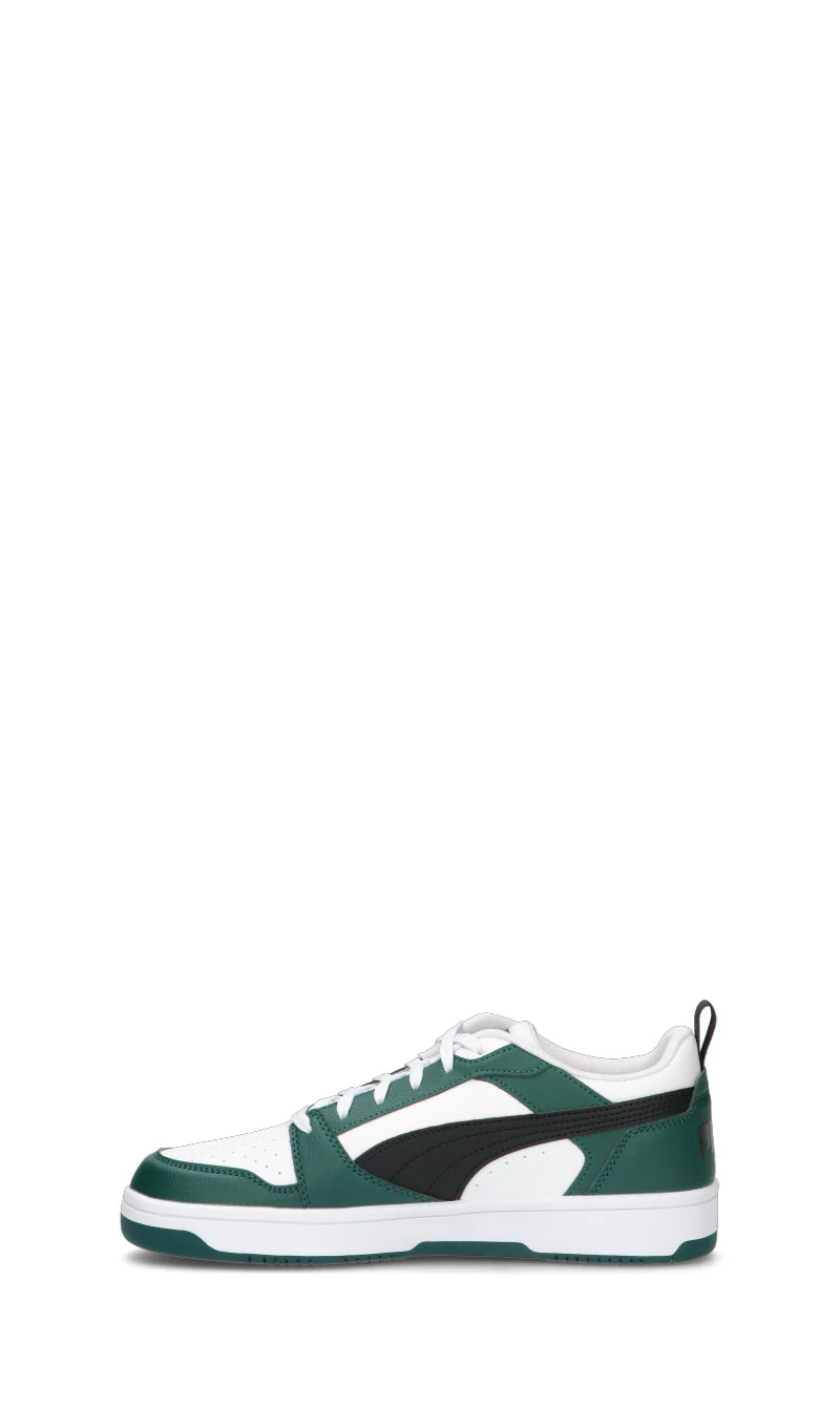 PUMA - REBOUND V6 LOW Sneaker uomo bianca/verde/nera - Image 4