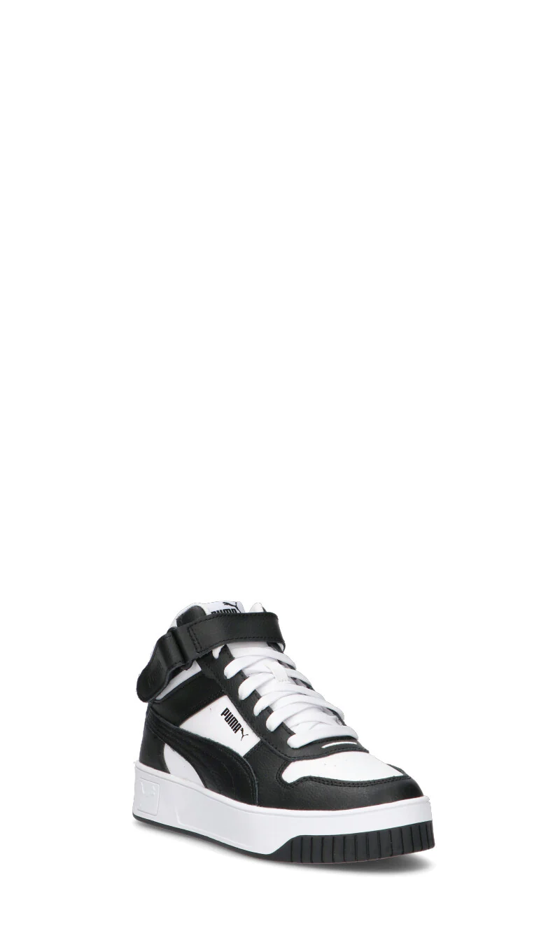 PUMA - CARINA STREET MID Sneaker donna bianca/nera in pelle - Image 2