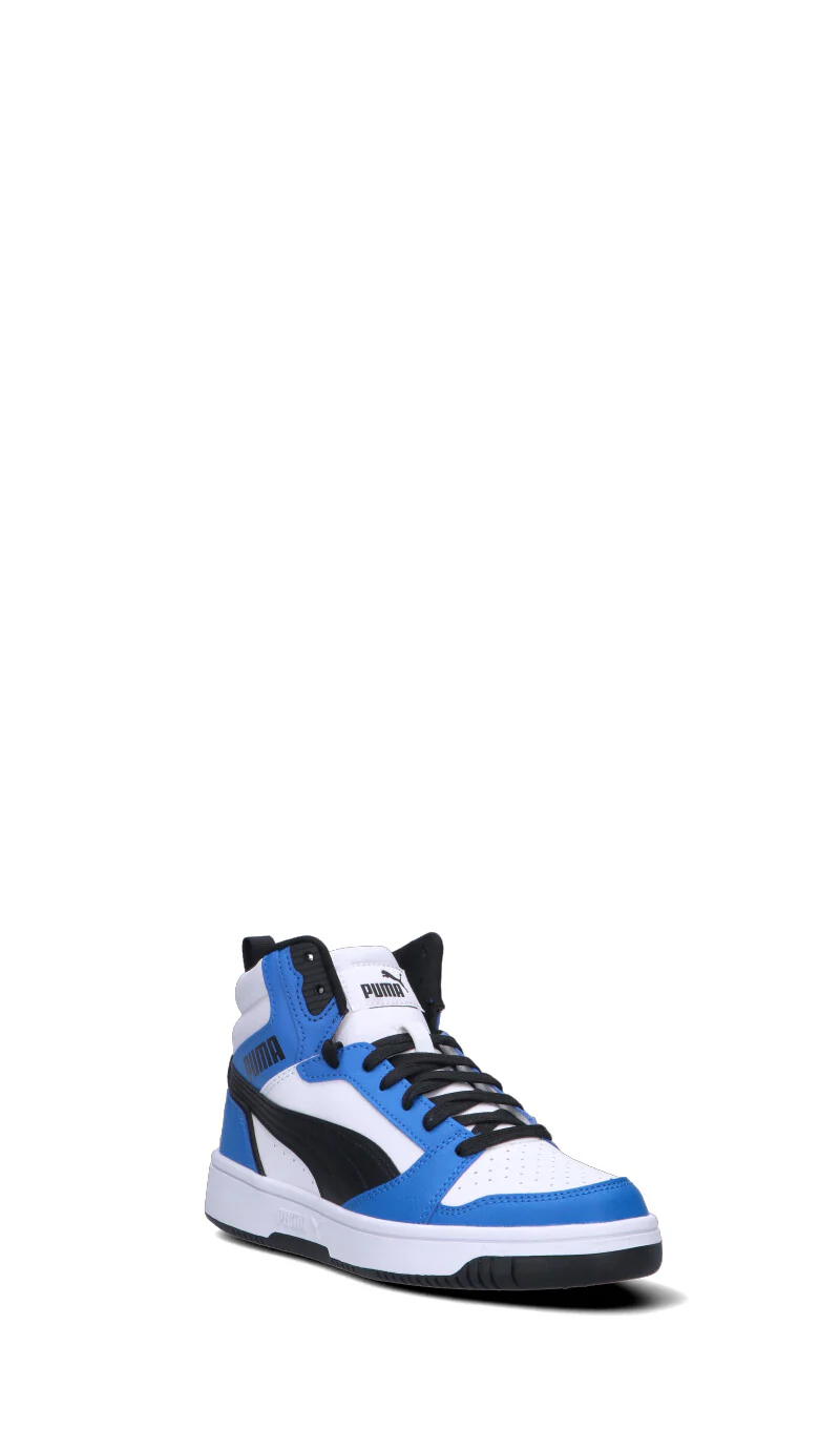PUMA - REBOUND V6 MID JR Sneaker ragazzo bianca/blu/nera - Image 2