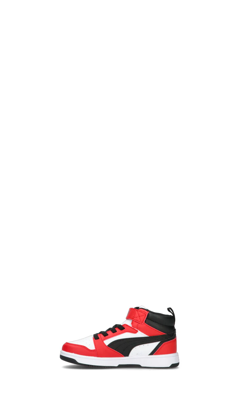 PUMA - REBOUND V6 MID AC+ INF Sneaker bimbo bianca/rossa/nera - Image 4