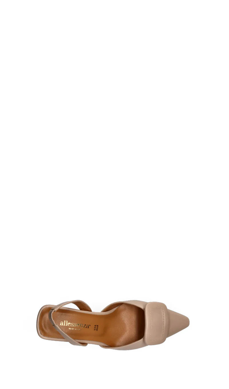 ALLESSENZA Slingback donna rosa in pelle - Image 5