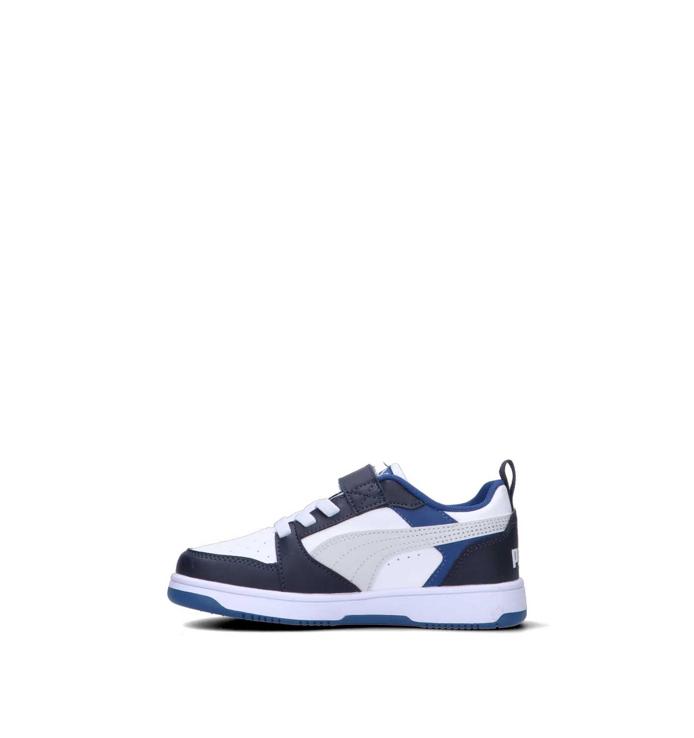 PUMA REBOUND V6 LO AC + PS Sneaker bimbo bianca/blu - Image 4