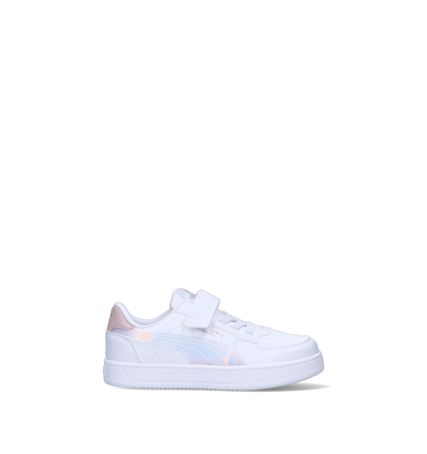 PUMA CAVEN 2.0 HOLO 2.0 AC + PS Sneaker bimba bianca/rosa