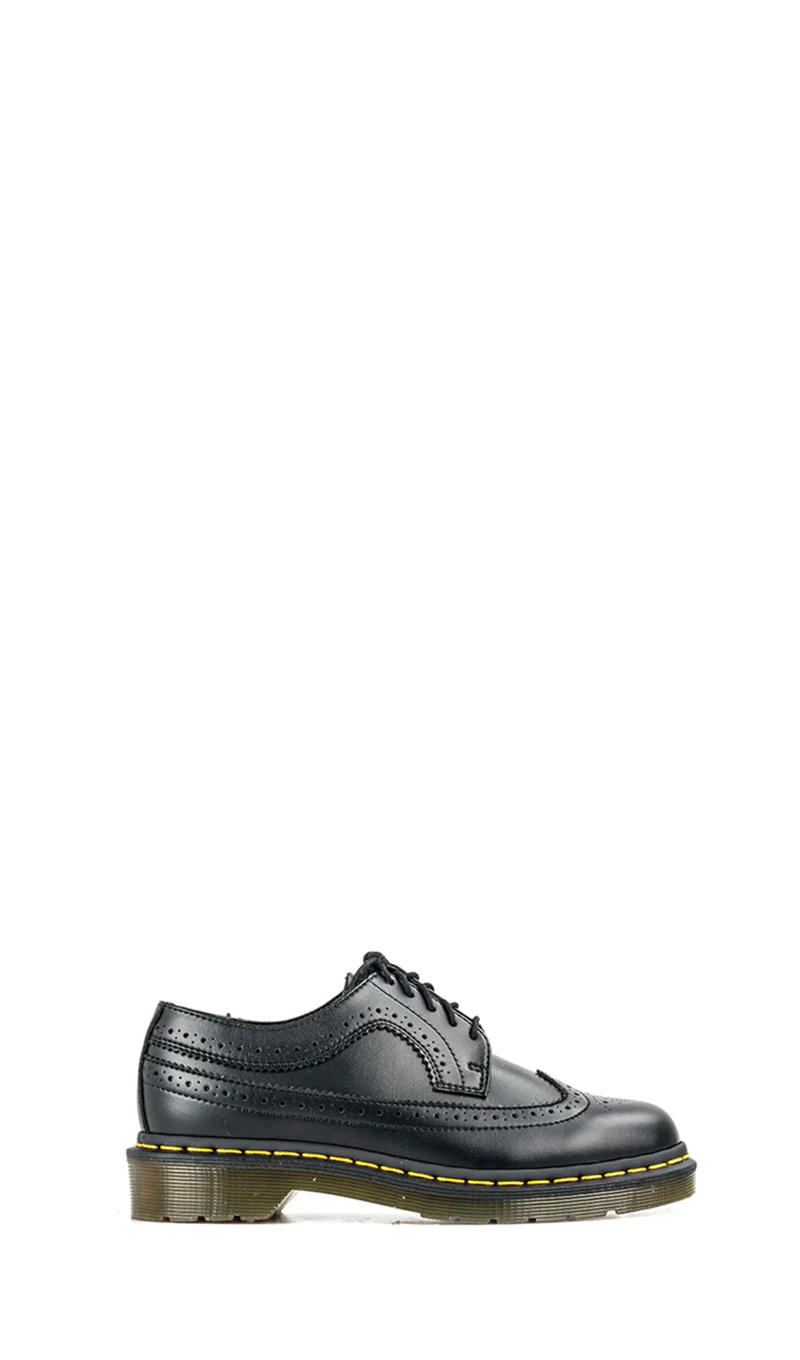 DR. MARTENS VEGAN Stringata donna nera brogue