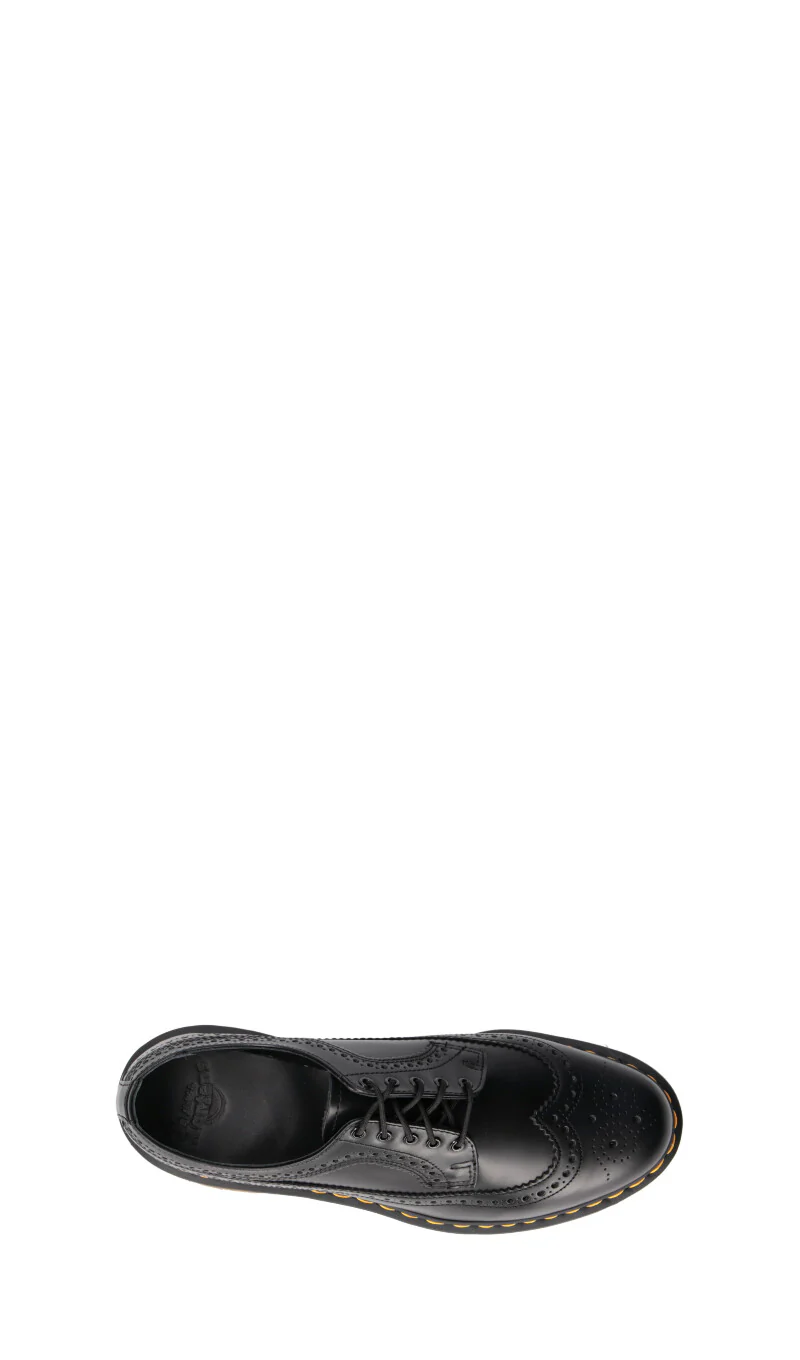 DR. MARTENS Stringata uomo nera in pelle con ricami brogue - Image 5