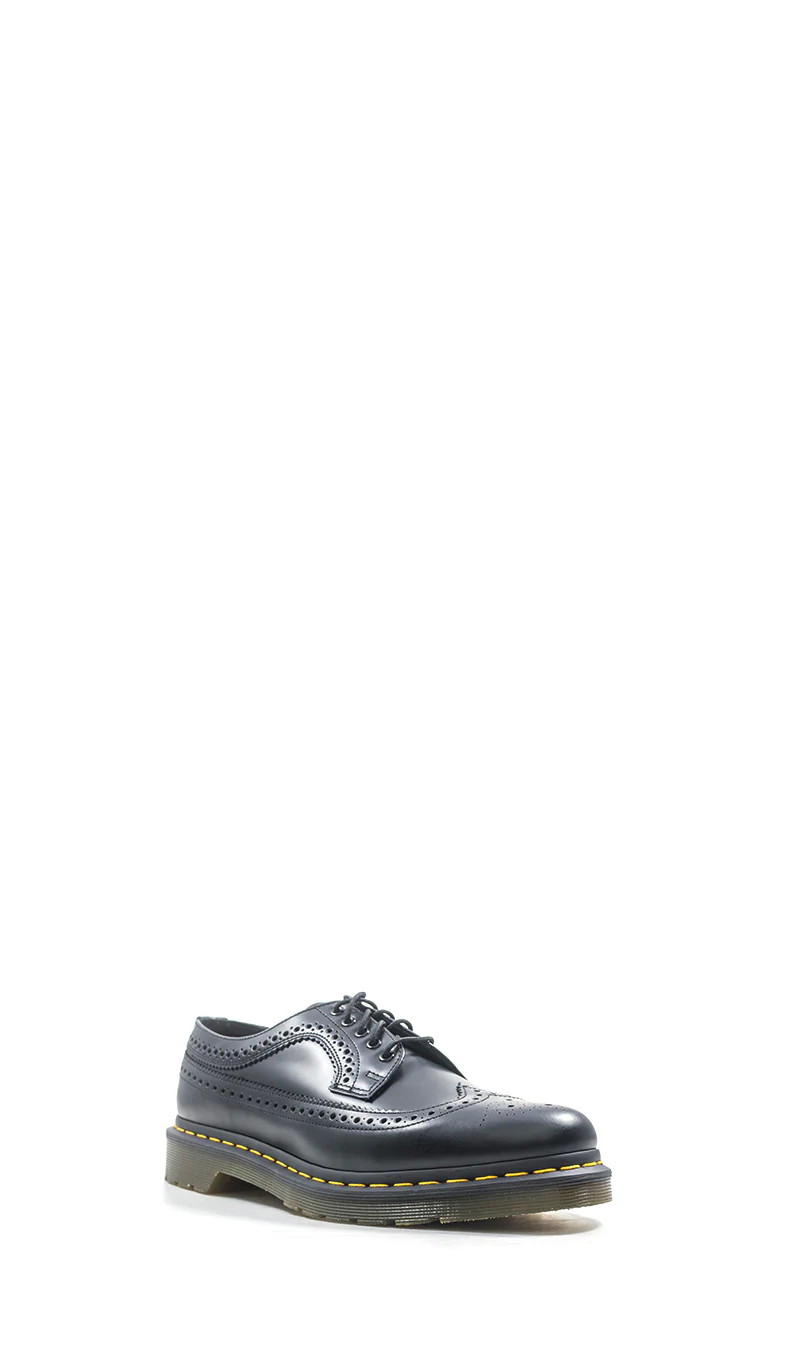 DR. MARTENS Stringata uomo nera in pelle con ricami brogue - Image 8
