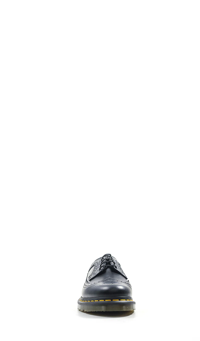 DR. MARTENS Stringata uomo nera in pelle con ricami brogue - Image 9