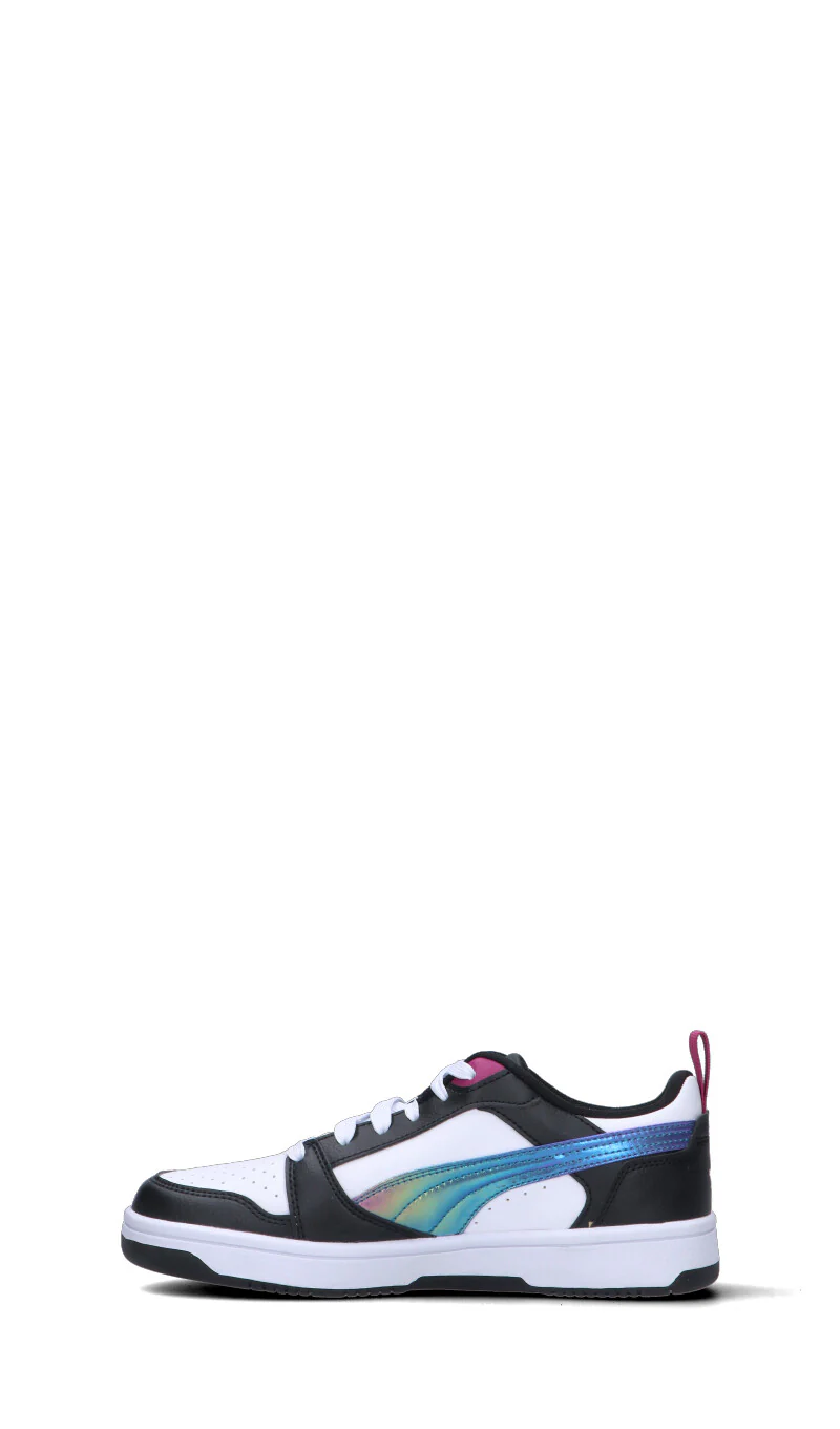 PUMA - REBOUND V6 LO BOUNCY SKY JR Sneaker ragazzo bianca/nera - Image 4
