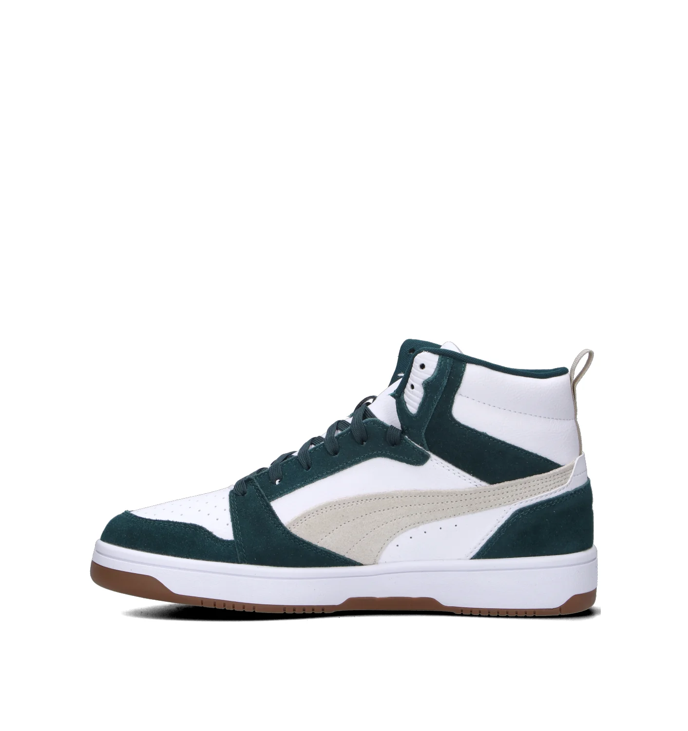 PUMA REBOUND V6 SD Sneaker uomo bianca/verde - Image 4