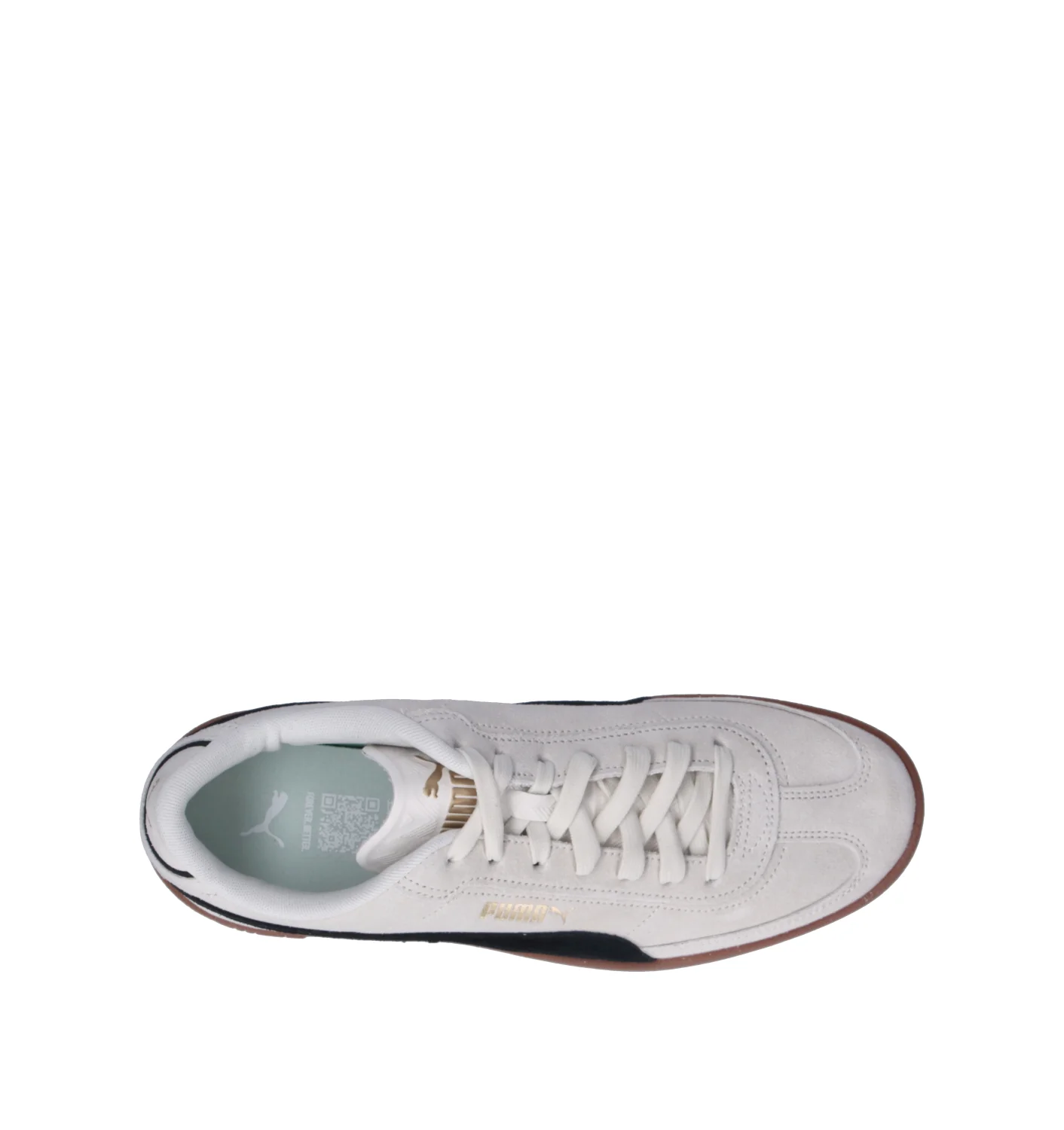 PUMA CLUB II ERA Sneaker uomo bianca/nera in suede - Image 5