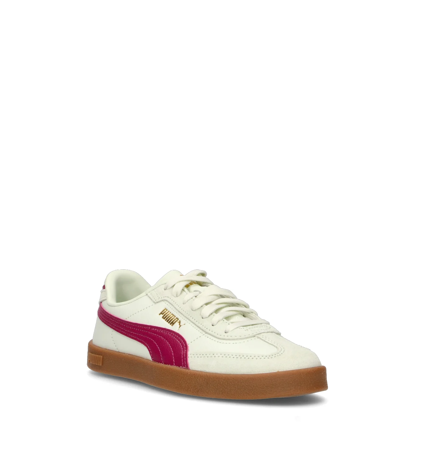 PUMA CLUB II ERA JR Sneaker ragazza panna/viola in suede - Image 2