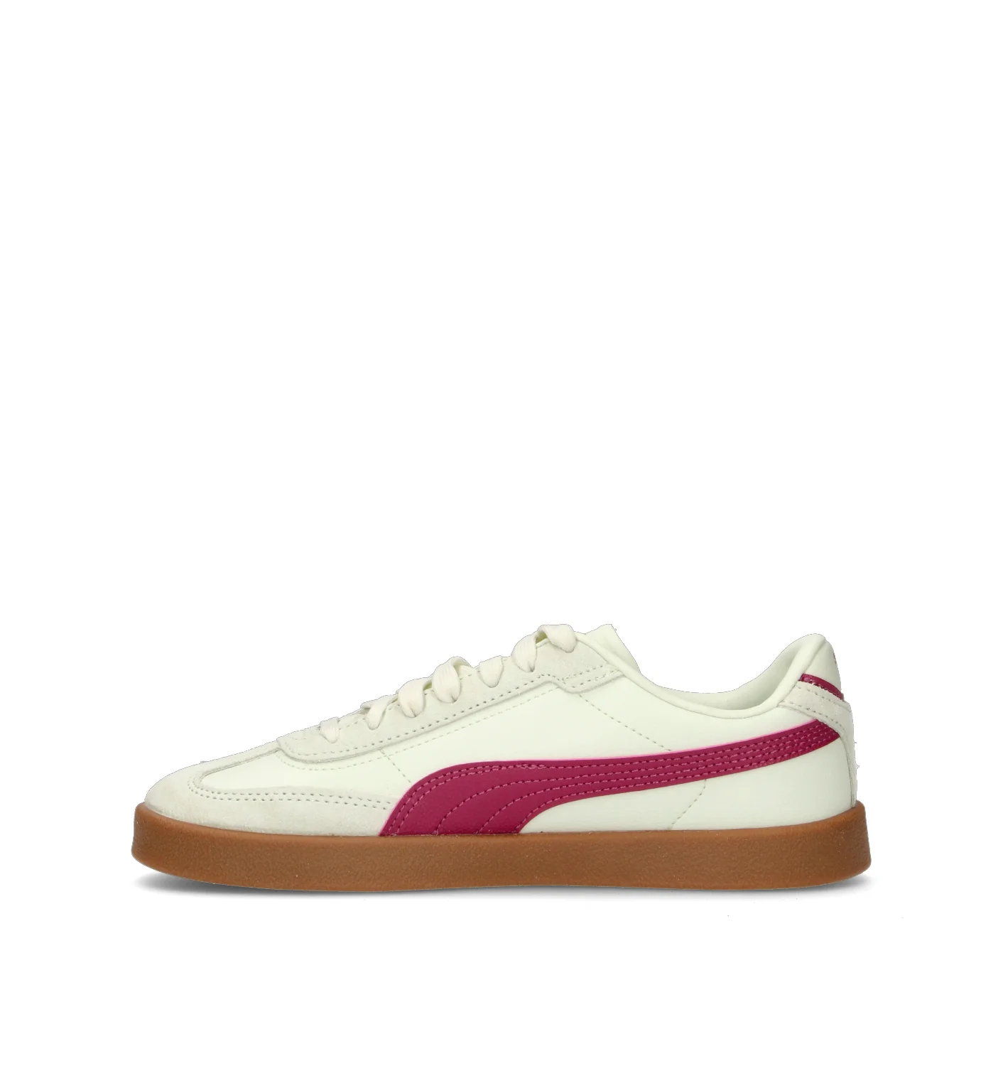 PUMA CLUB II ERA JR Sneaker ragazza panna/viola in suede - Image 4