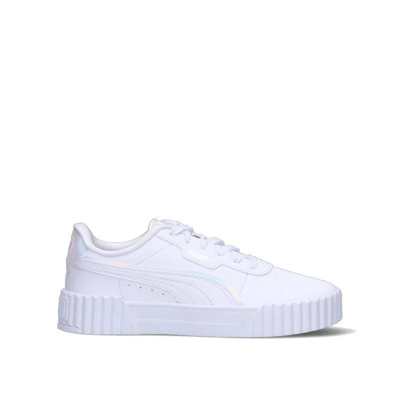 PUMA CARINA 3.0 HOLO 2.0 JR Sneaker ragazzo bianca