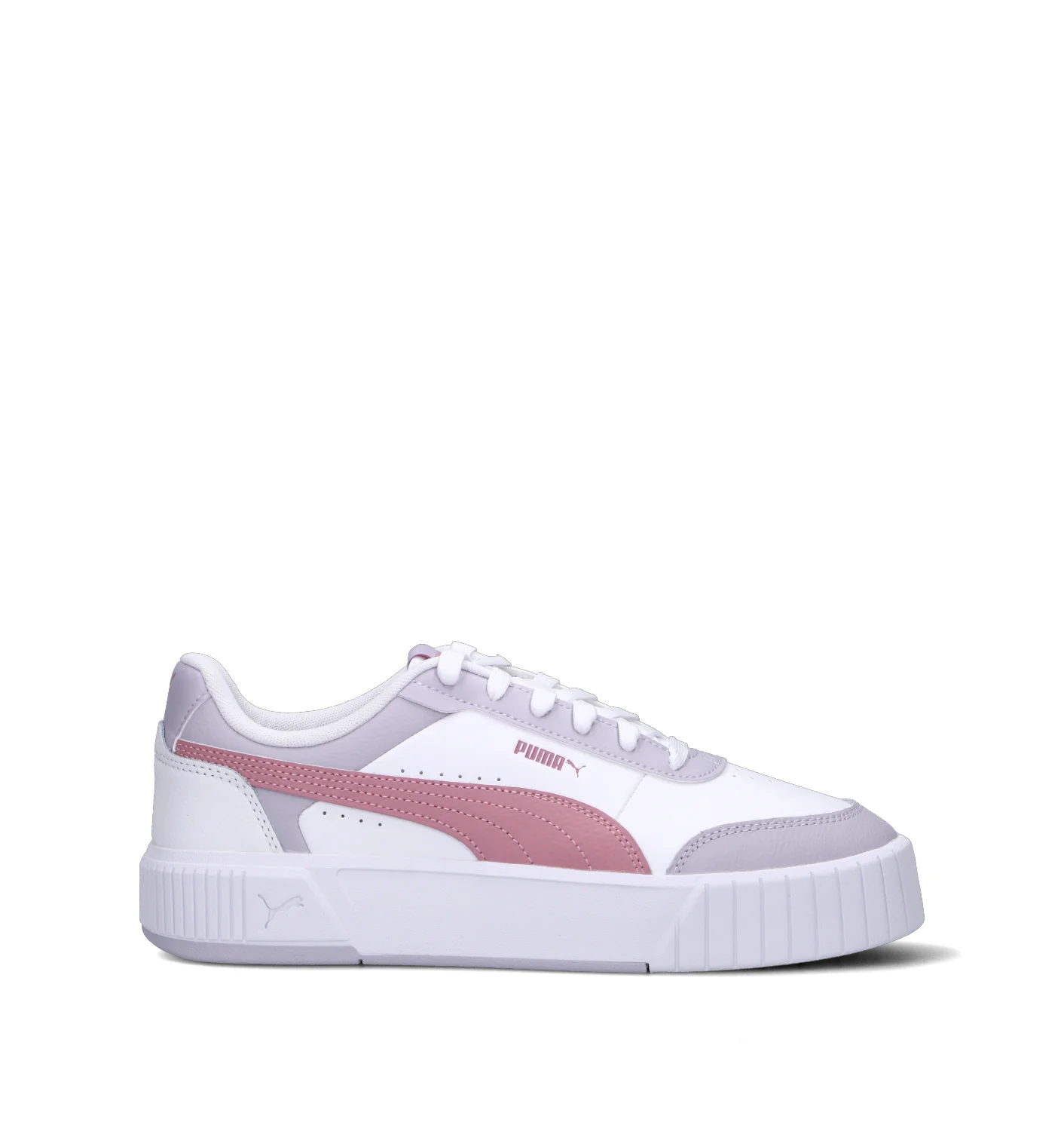 PUMA CARINA MIA Sneaker donna bianca/lilla in pelle