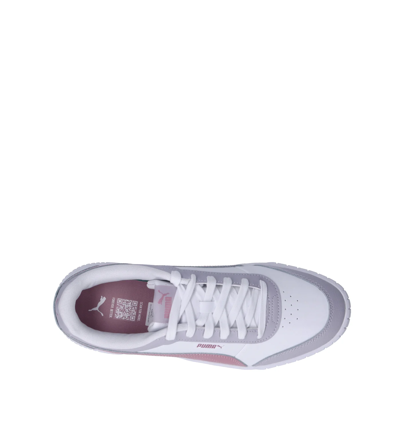 PUMA CARINA MIA Sneaker donna bianca/lilla in pelle - Image 5