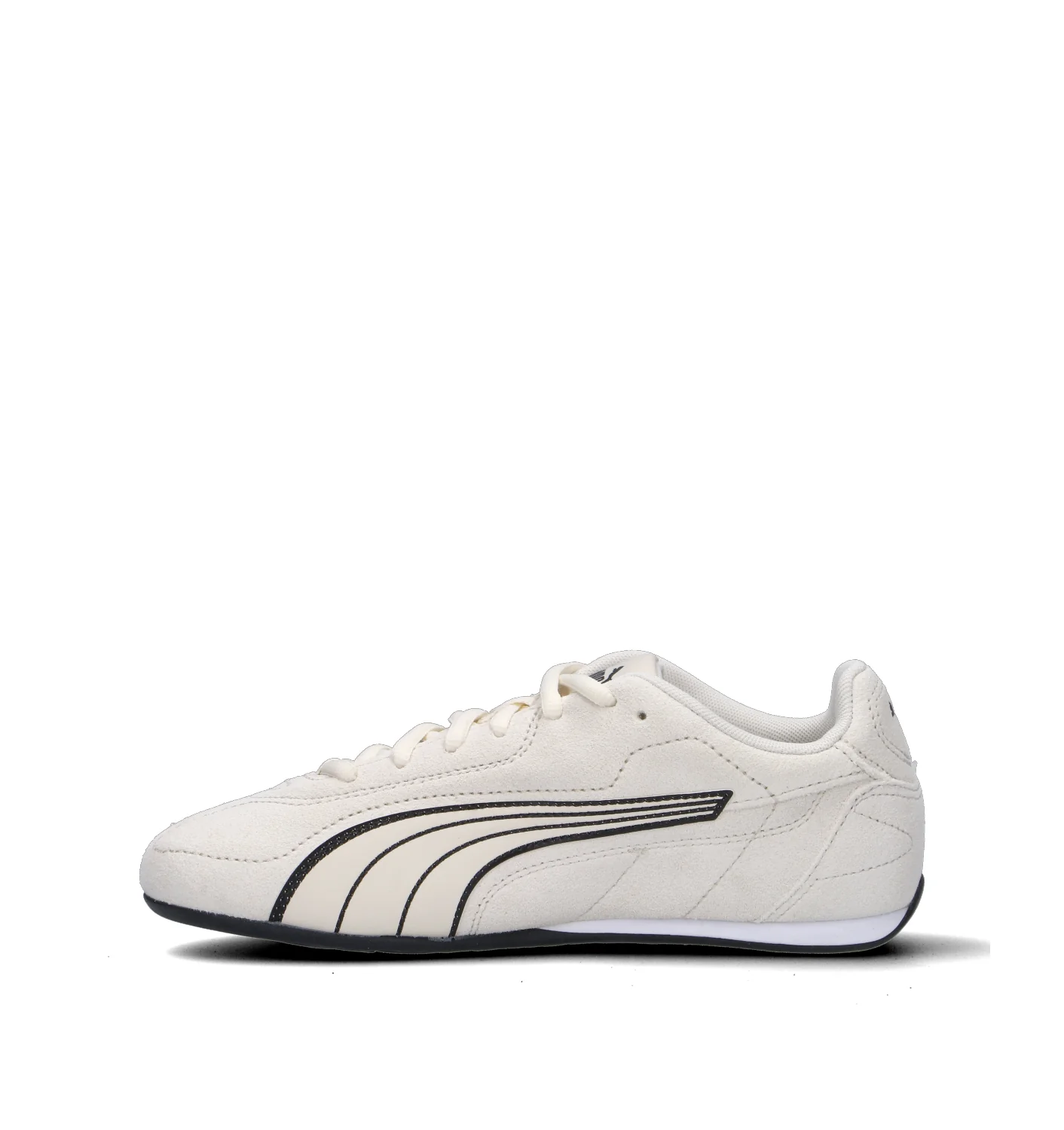 PUMA CATCH SD Sneaker donna bianca in suede - Image 4