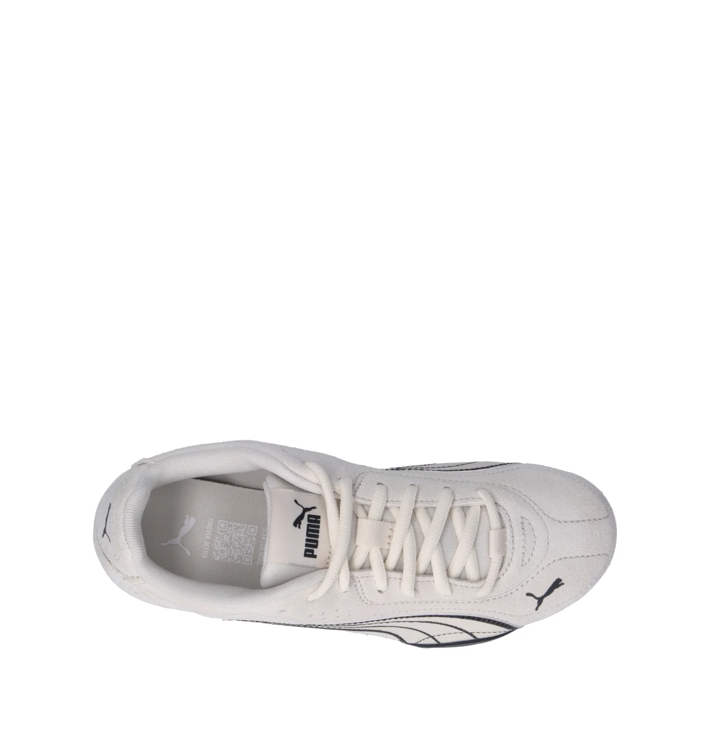 PUMA CATCH SD Sneaker donna bianca in suede - Image 5