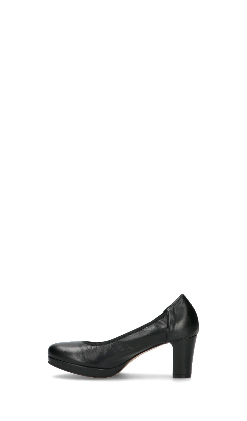 RABARBARO Décolleté donna nera in pelle - Image 4