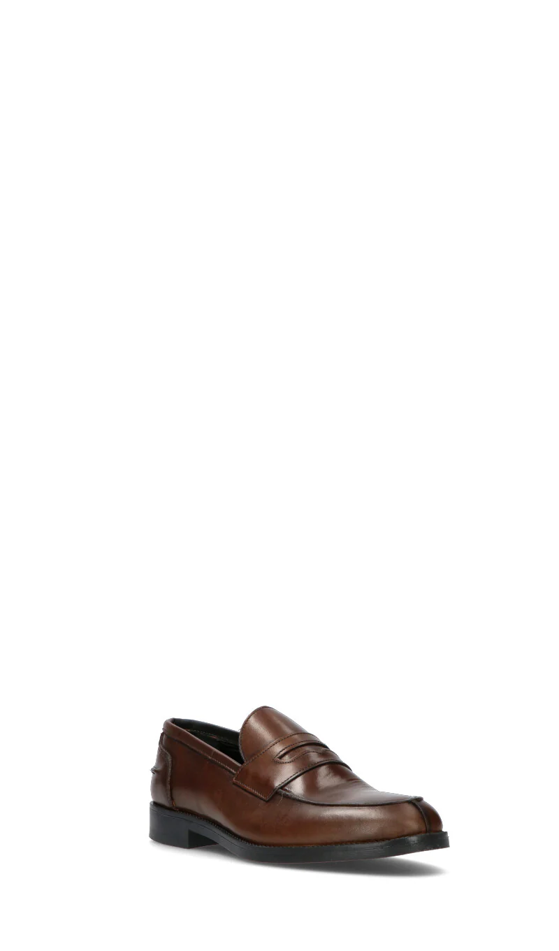 MADE IN ITALY Mocassino uomo marrone in pelle - Image 2