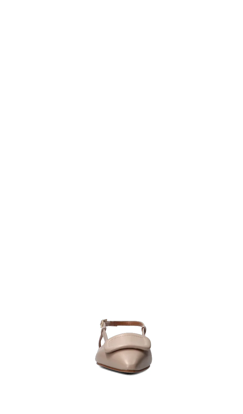 ALLESSENZA Slingback donna nude in pelle - Image 3
