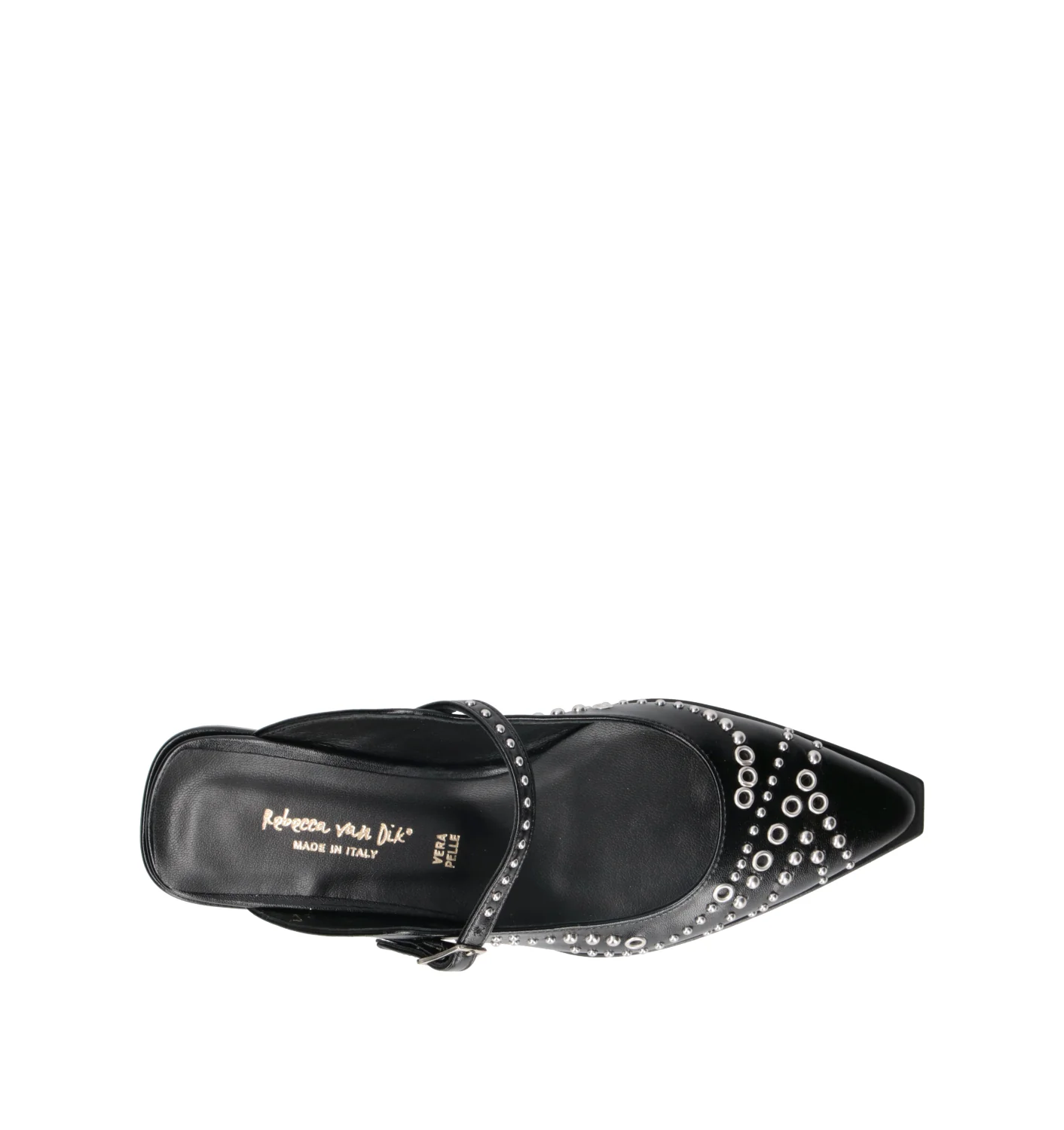 REBECCA VAN DIK Slingback donna nero - Image 5