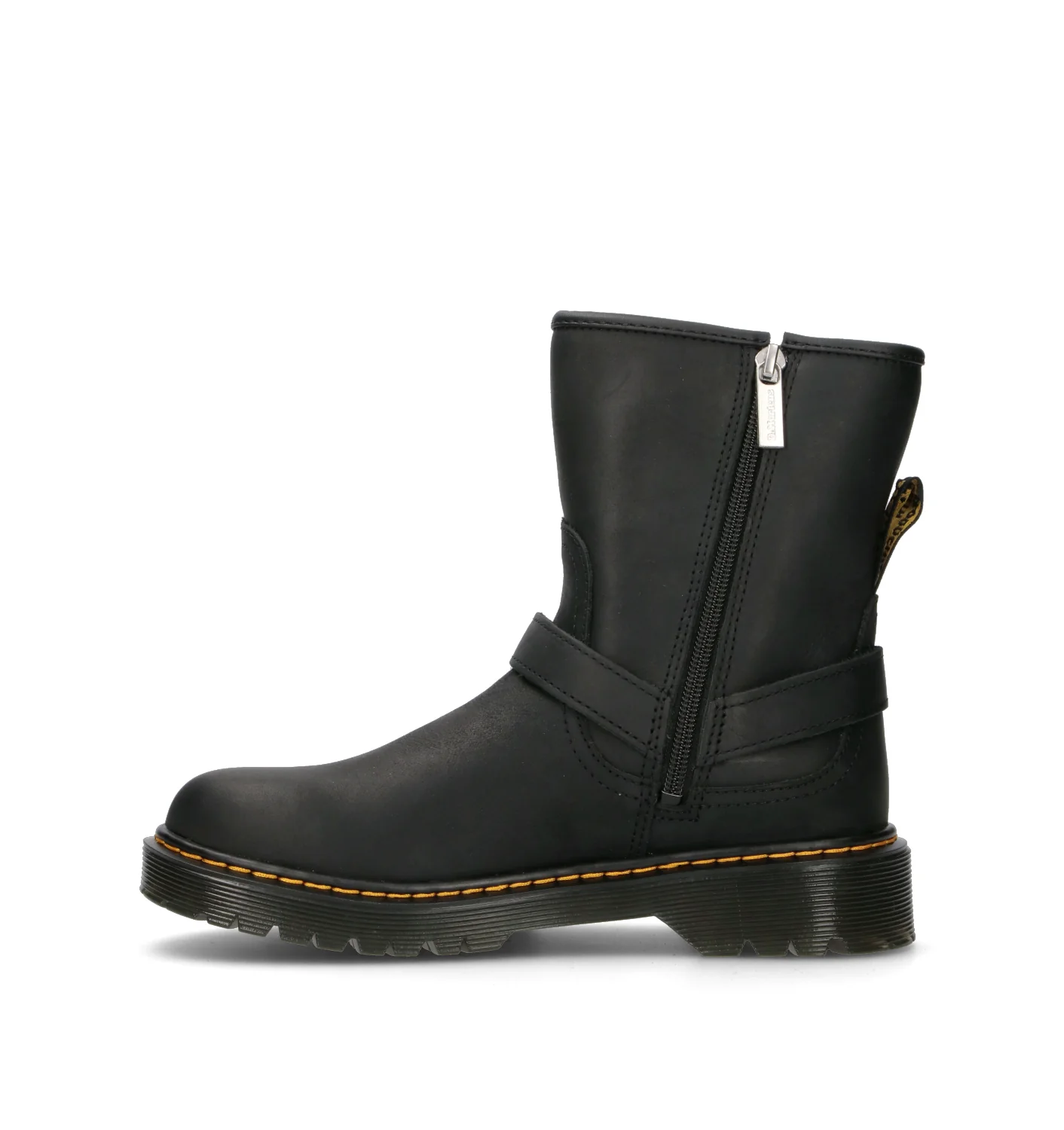 DR. MARTENS GENAYA Y Tronchetto ragazza nero in pelle - Image 4