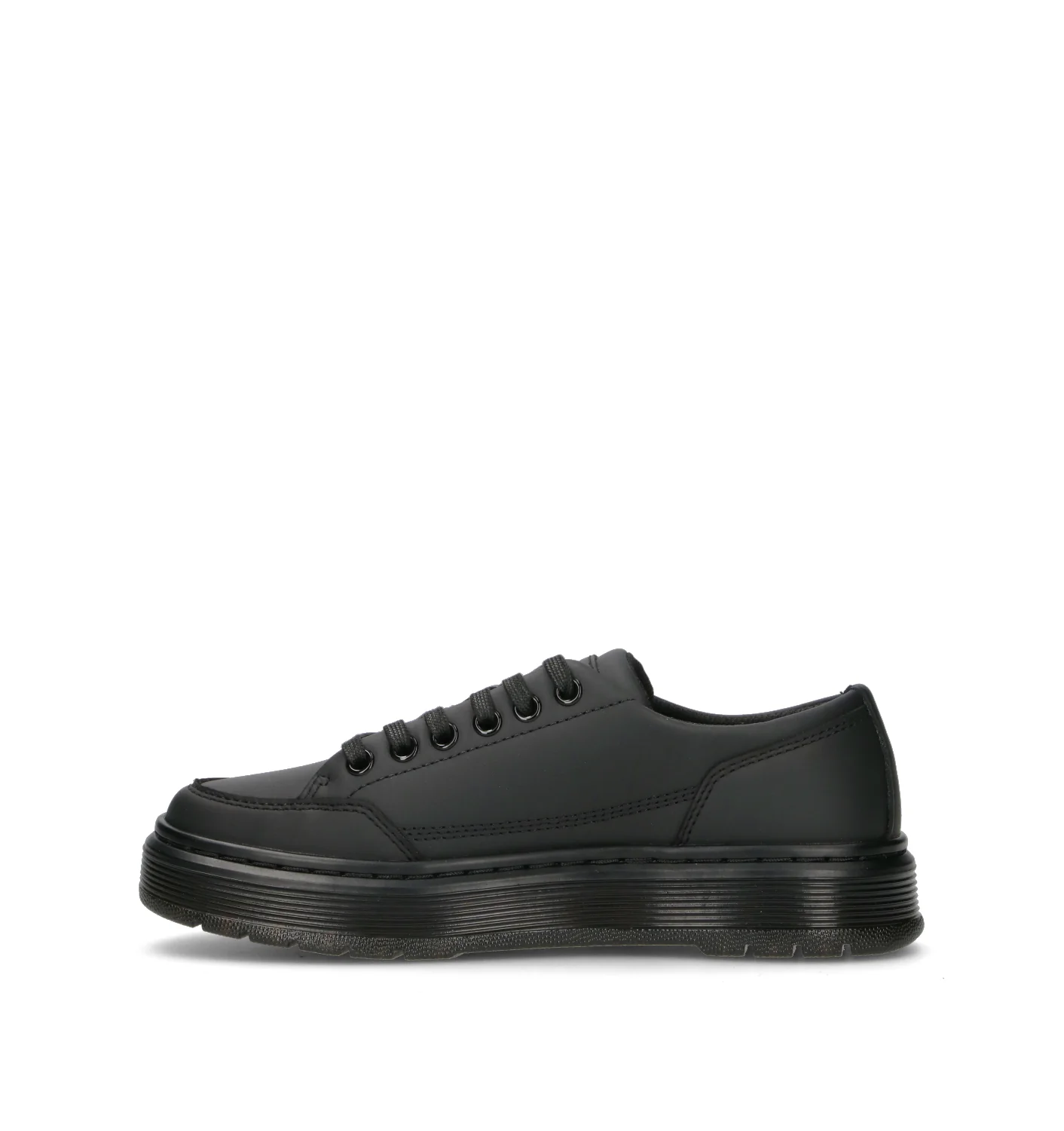 DR. MARTENS BROOKLINE 6 EYE Sneaker donna nera in pelle - Image 4