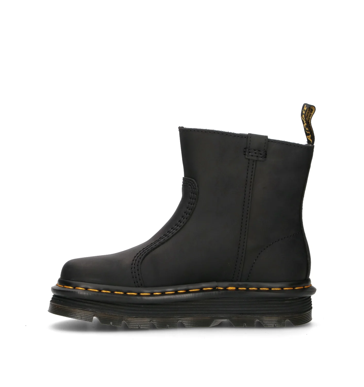 DR. MARTENS ZEBZAG RIGGER Tronchetto donna nero in pelle - Image 4