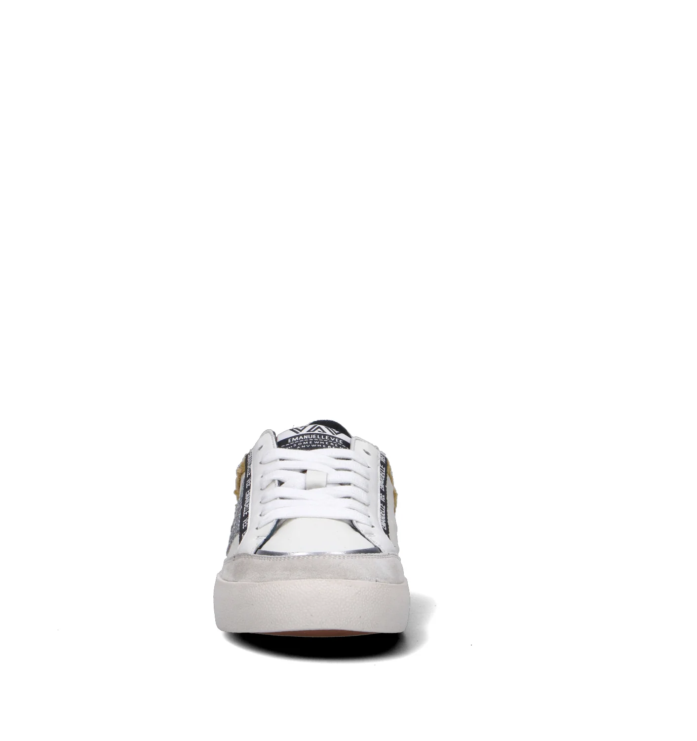 EMANUELLE VEE Sneaker donna bianca in pelle - Image 3