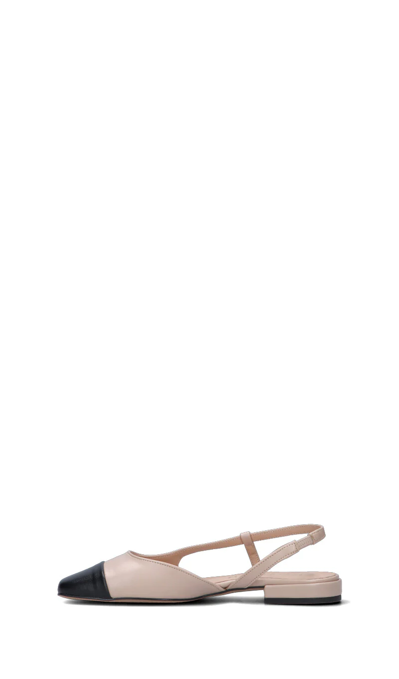 REBECCA VAN DIK Slingback donna nude/nera - Image 4