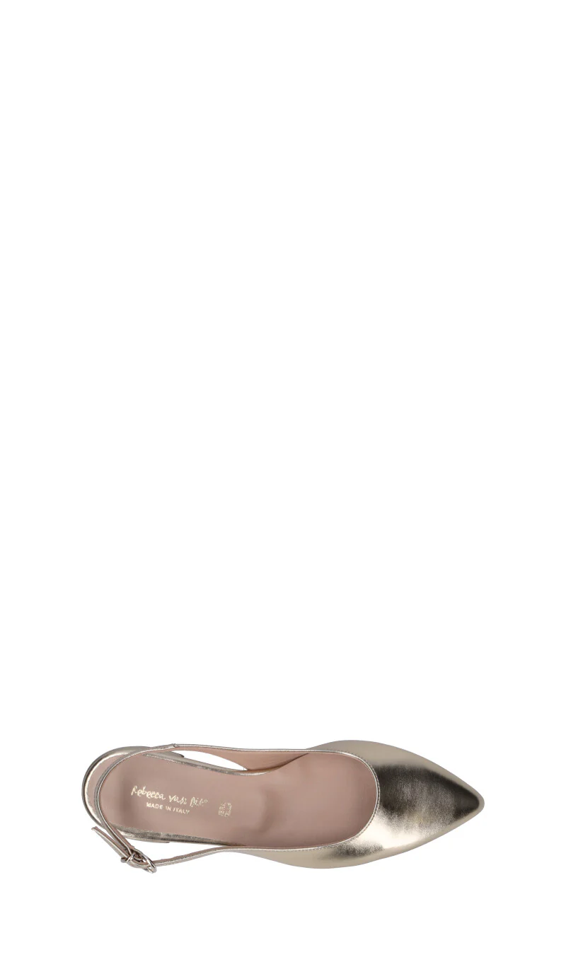 REBECCA VAN DIK Slingback donna oro - Image 5