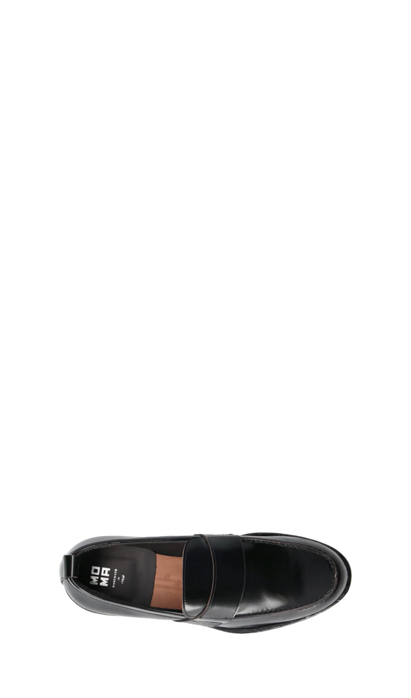 MOMA Mocassino uomo nero in pelle - Image 5