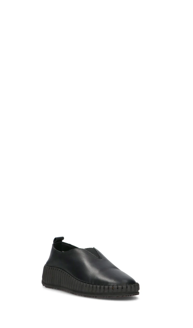 VARIOPINTO Slip-on donna nera in pelle - Image 2