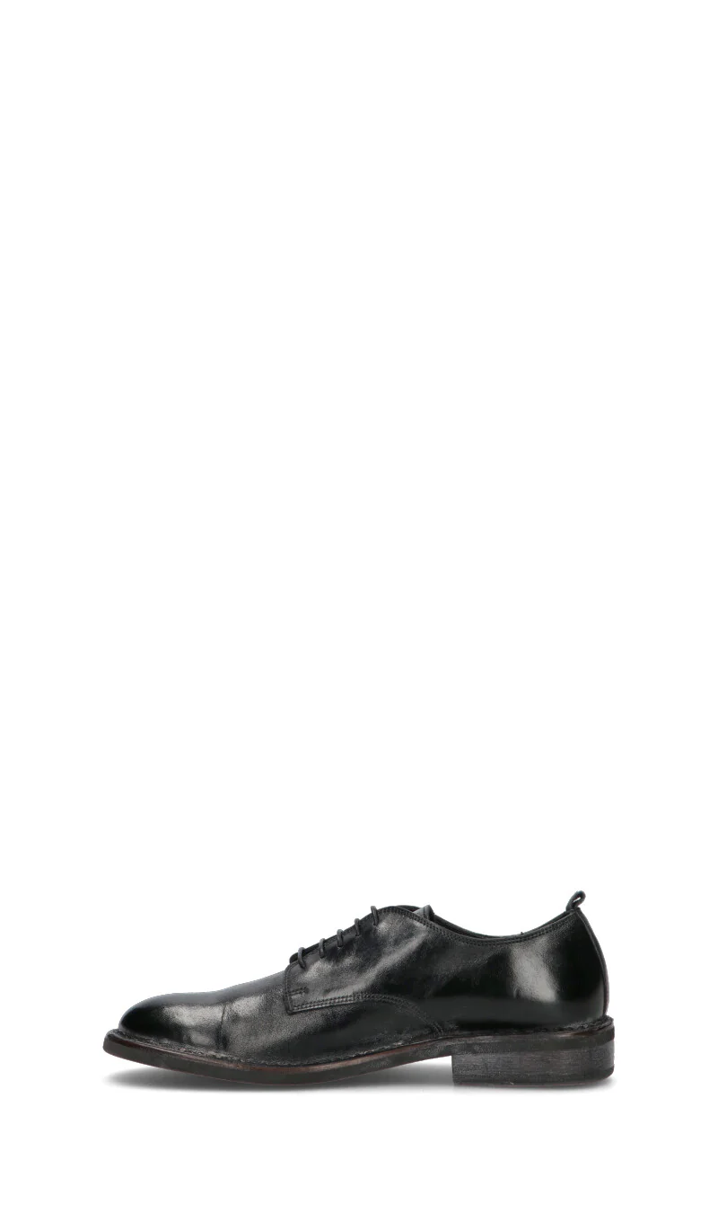 MOMA Stringata uomo nera in pelle - Image 4