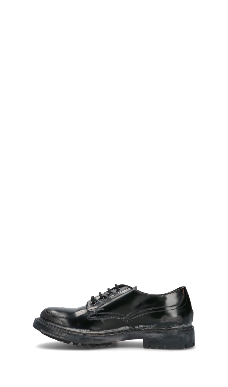 MOMA Stringata uomo nera in pelle - Image 4