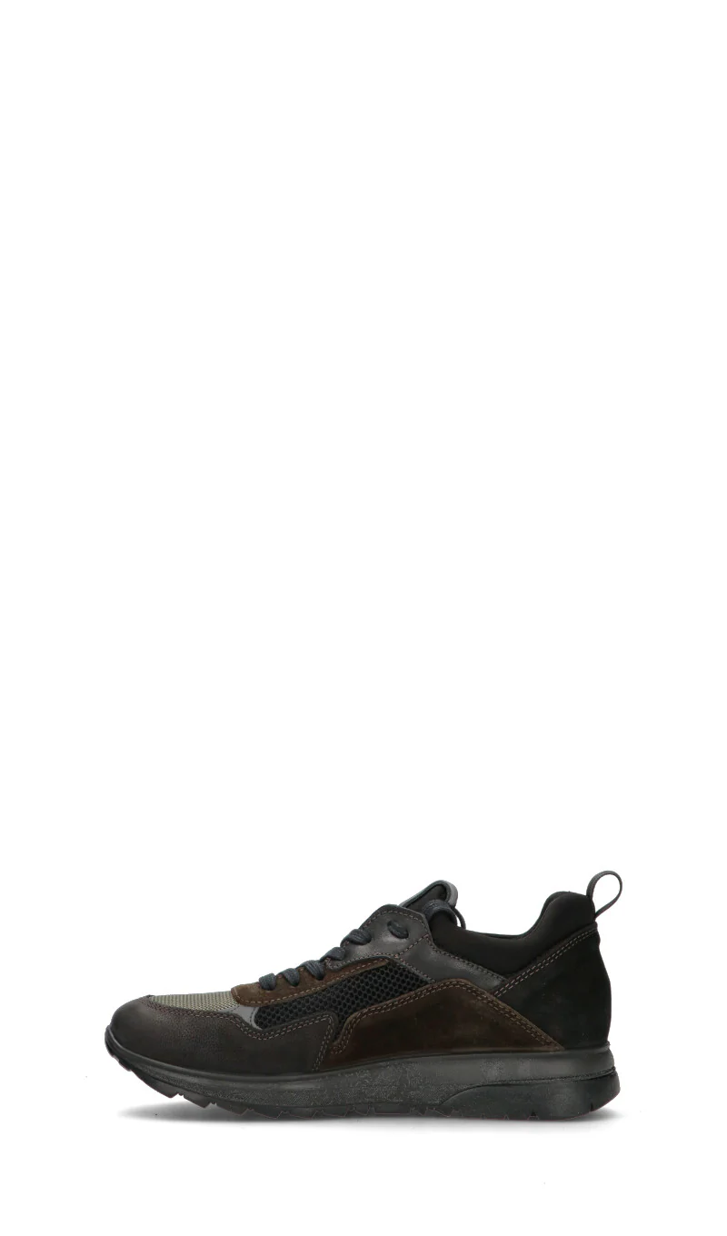 IGI&CO Sneaker uomo nera/marrone in suede - Image 4