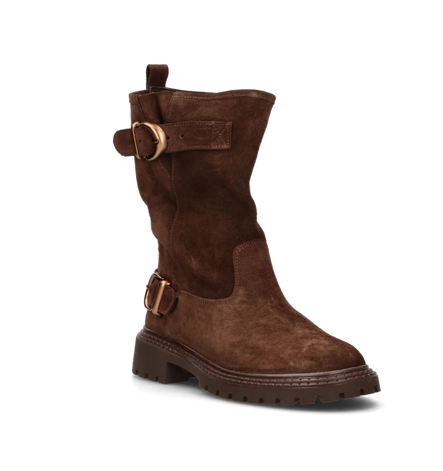 PIXY Tronchetto donna marrone in suede - Image 2