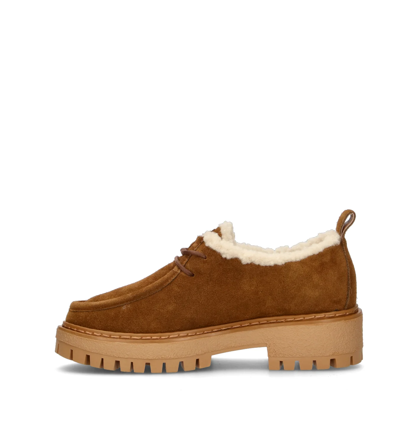 BIBI LOU Stringata donna cuoio in suede - Image 4