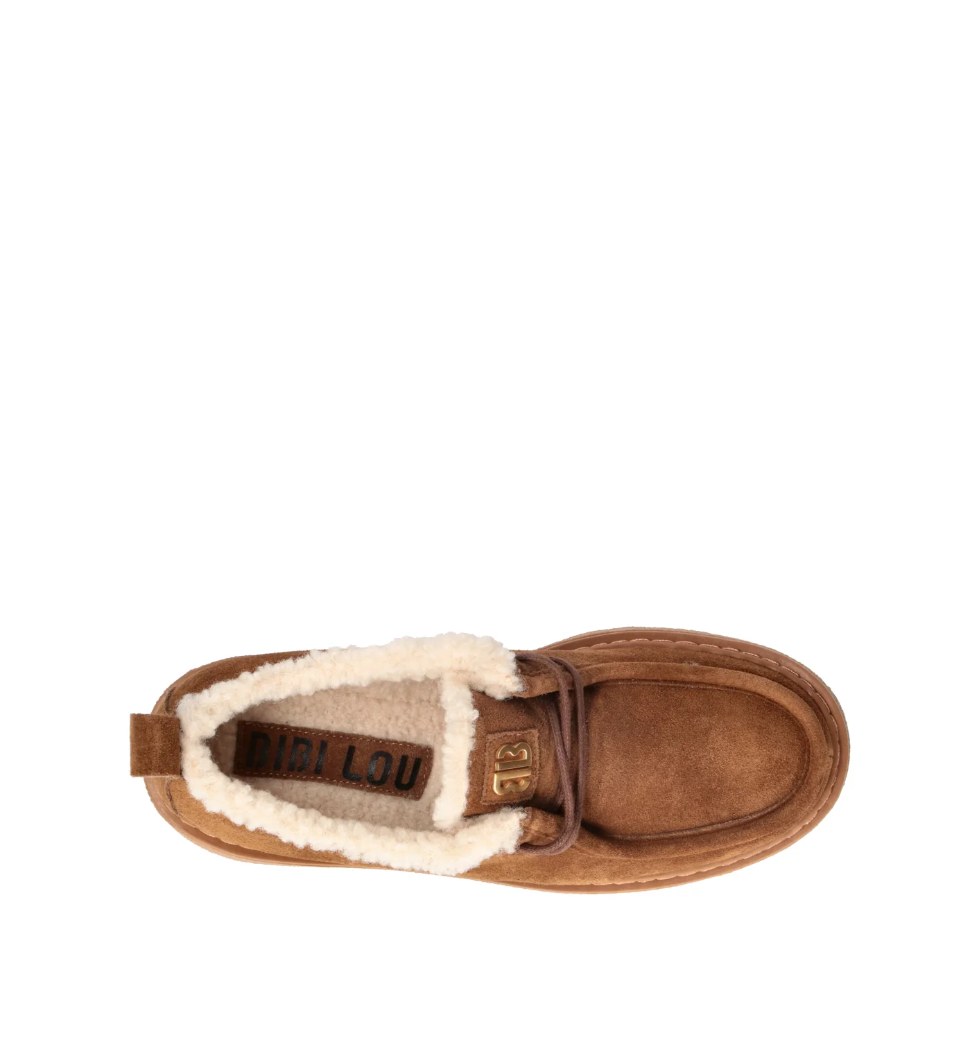 BIBI LOU Stringata donna cuoio in suede - Image 5
