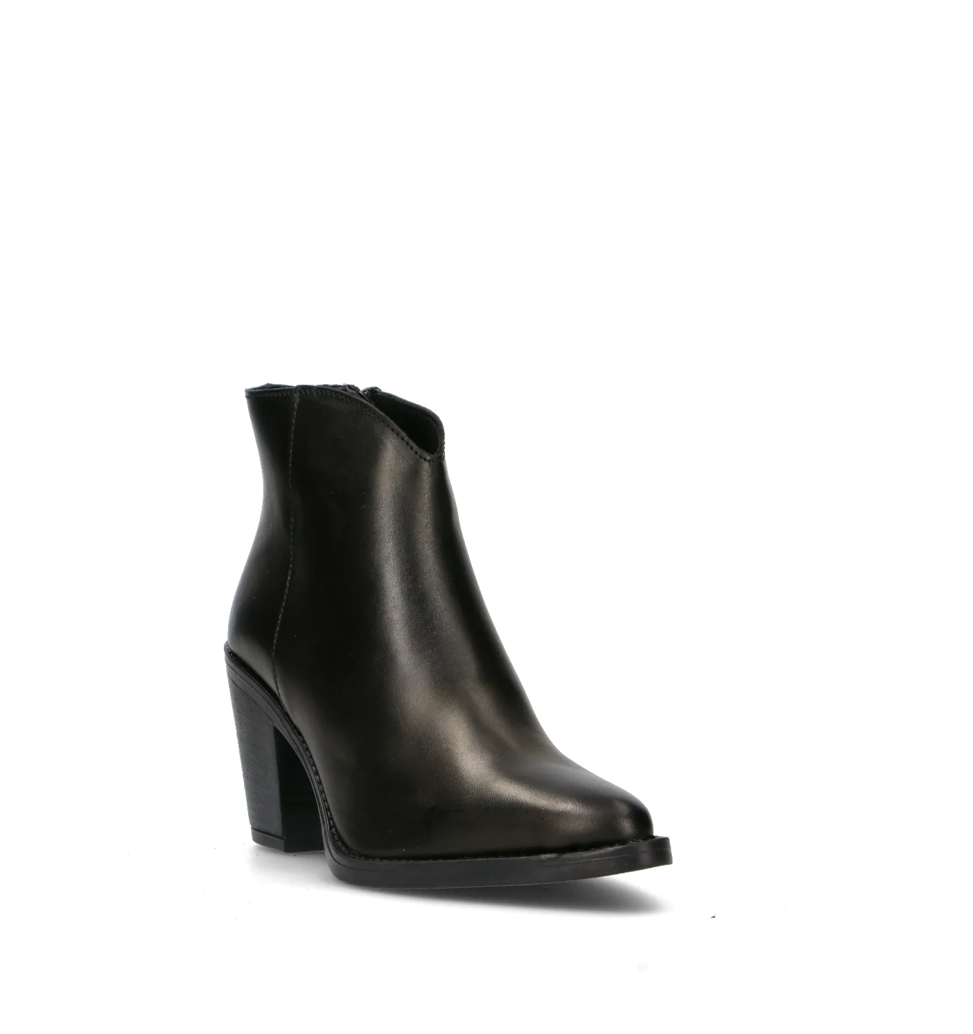 VARIOPINTO Tronchetto donna nero in pelle - Image 2