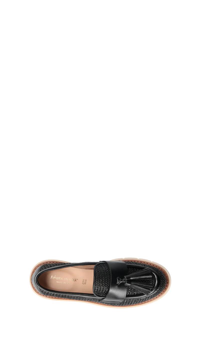 REBECCA VAN DIK Mocassino donna nera - Image 5