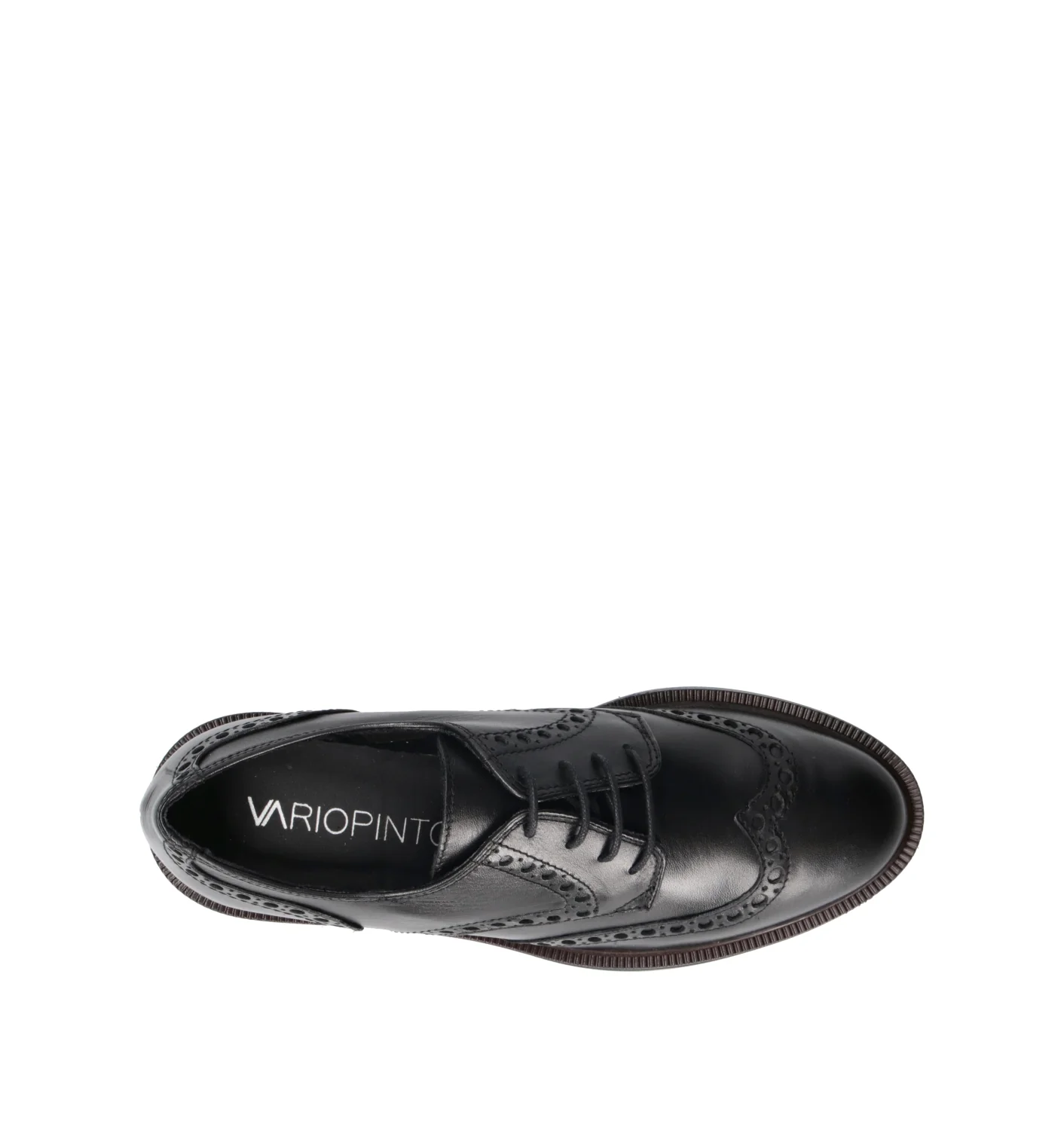 VARIOPINTO Stringata donna nera in pelle - Image 5