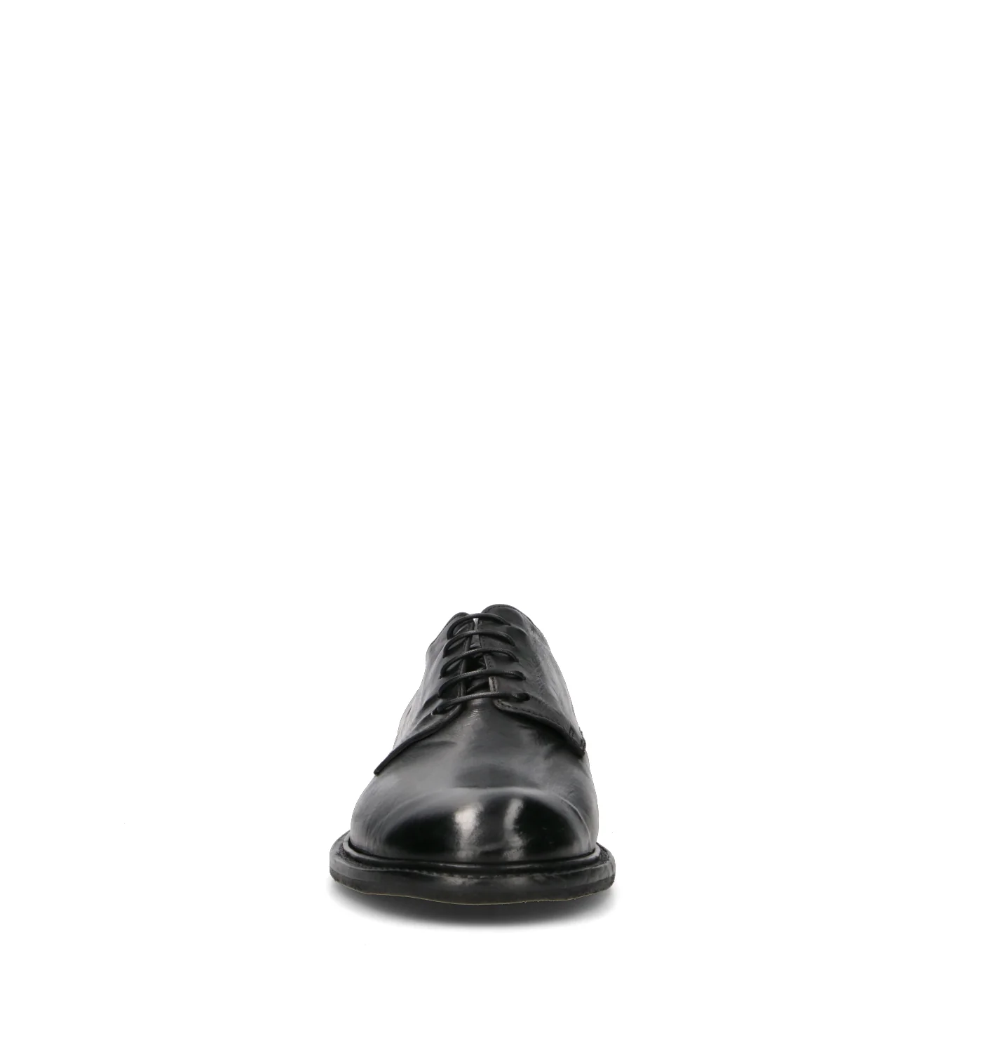 MOMA Stringata uomo nera in pelle - Image 3