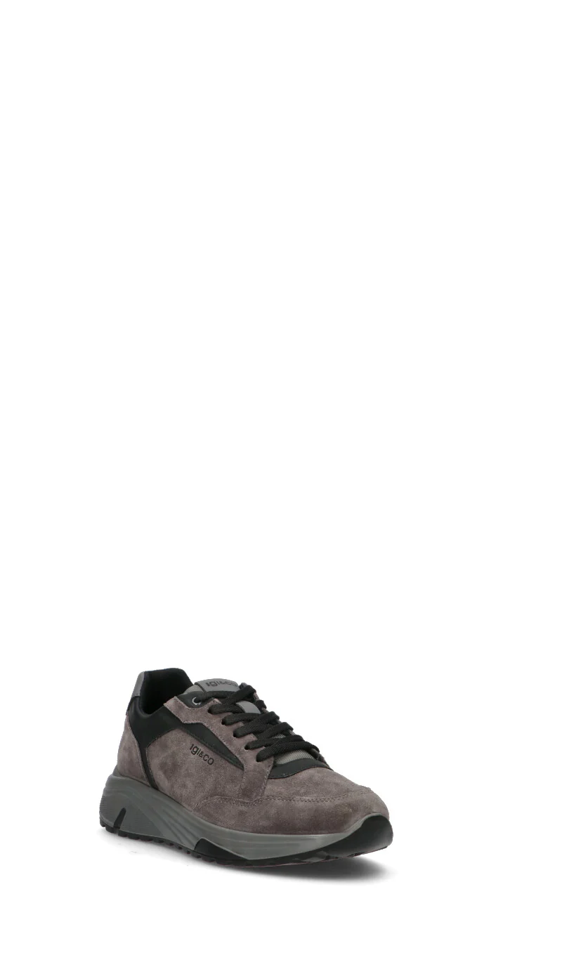 IGI&CO Sneaker uomo antracite in suede - Image 2