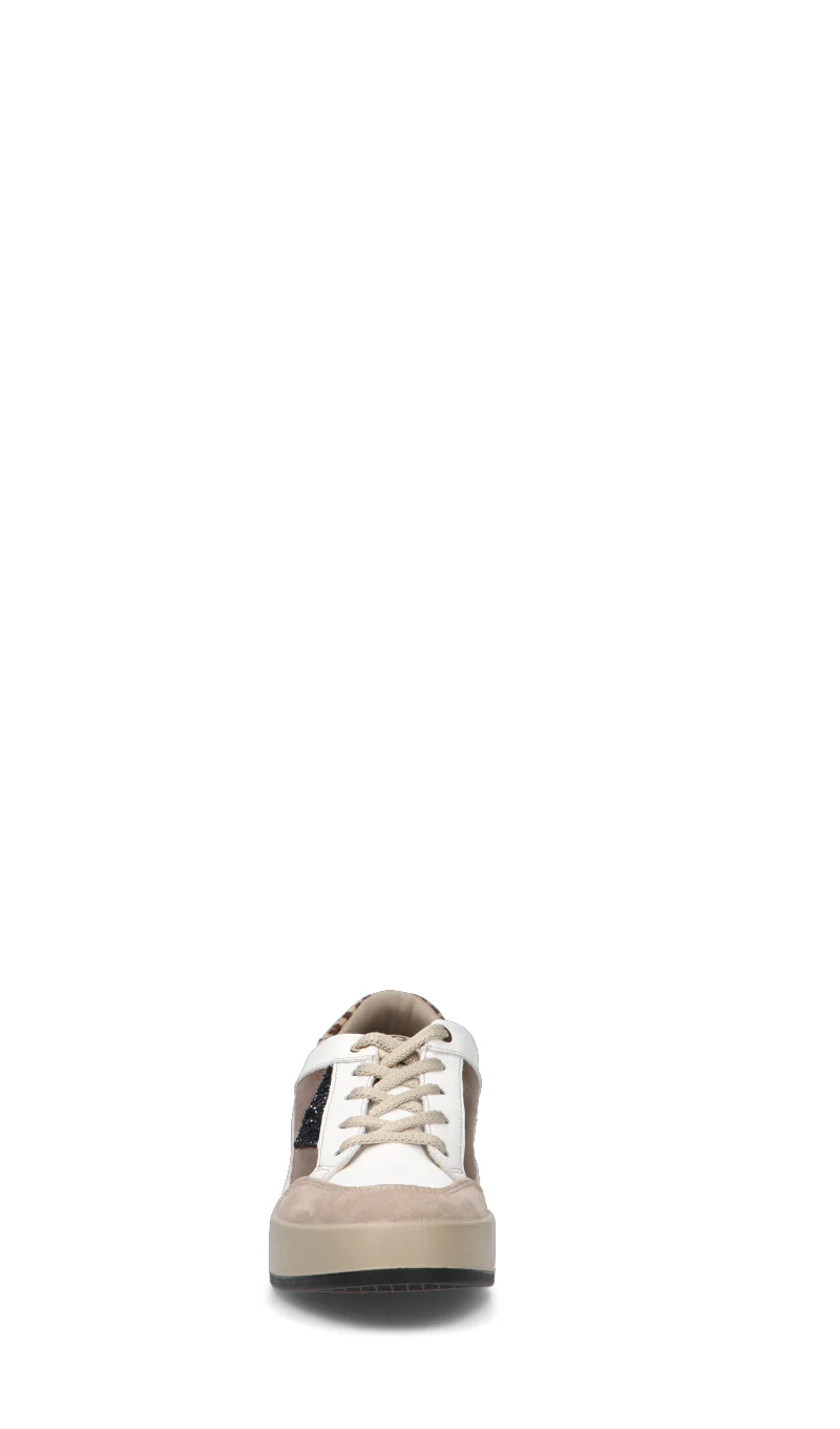 IGI&CO Sneaker donna bianca/beige in pelle - Image 3