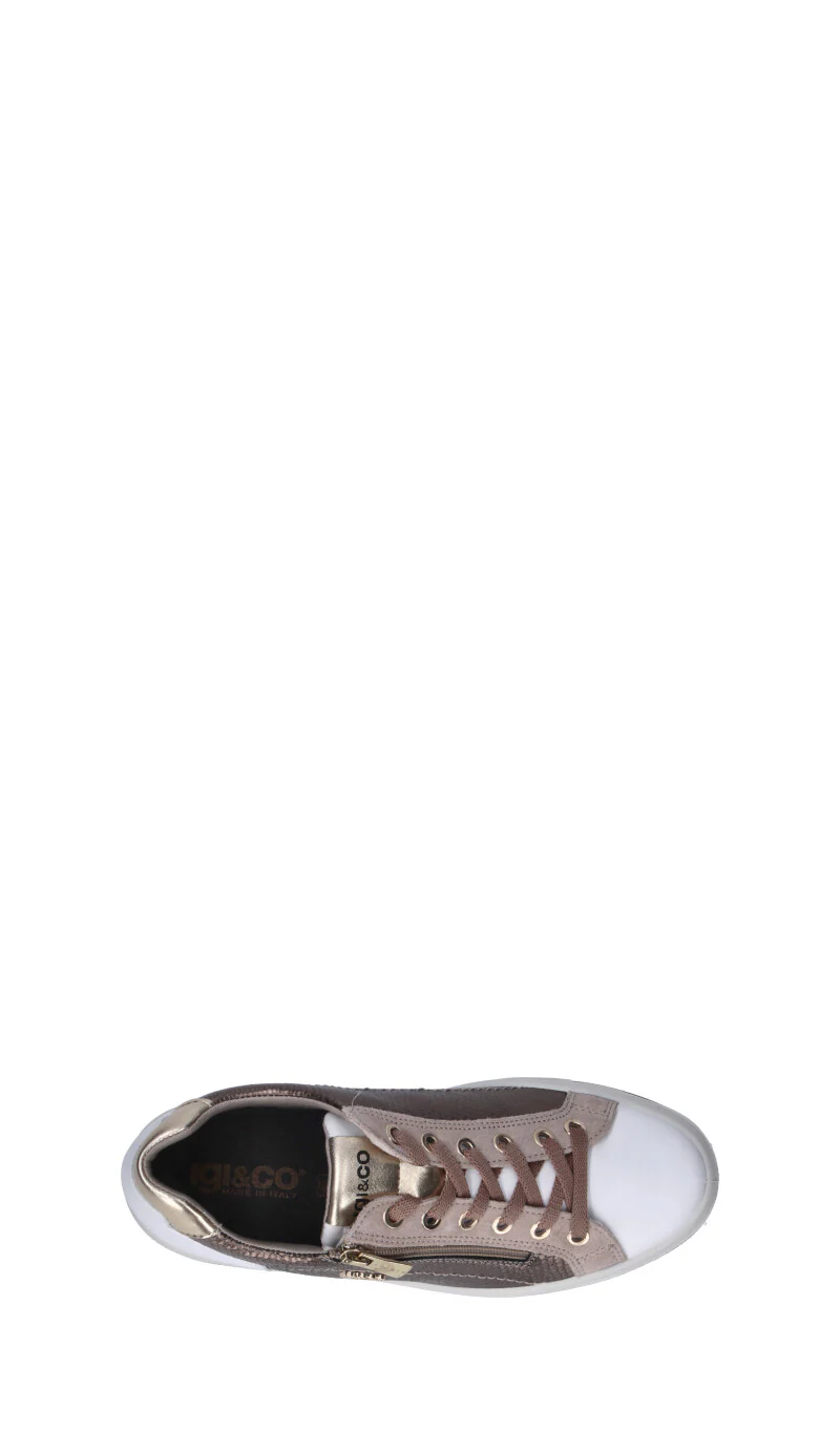 IGI&CO Sneaker donna bianca/beige in pelle - Image 5