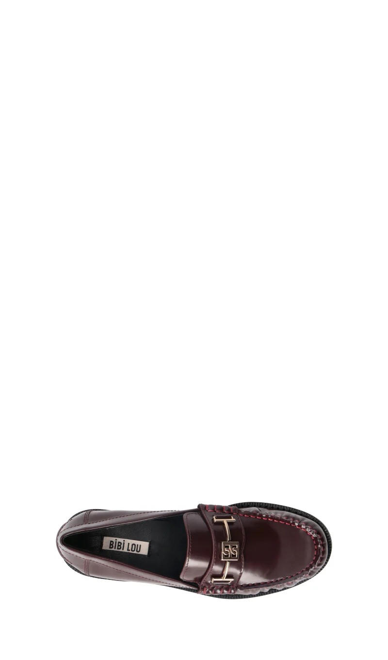 BIBI LOU Mocassino donna burgundy in pelle - Image 5